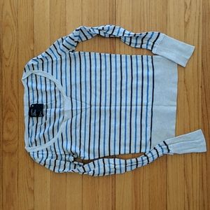 Striped wool blend sweater